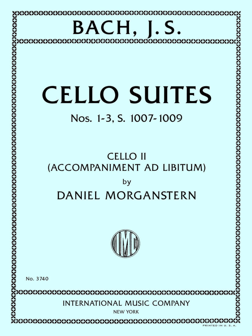 Cello Suites Nos. 1-3, S. 1007-1009 - Bach - Cello 2