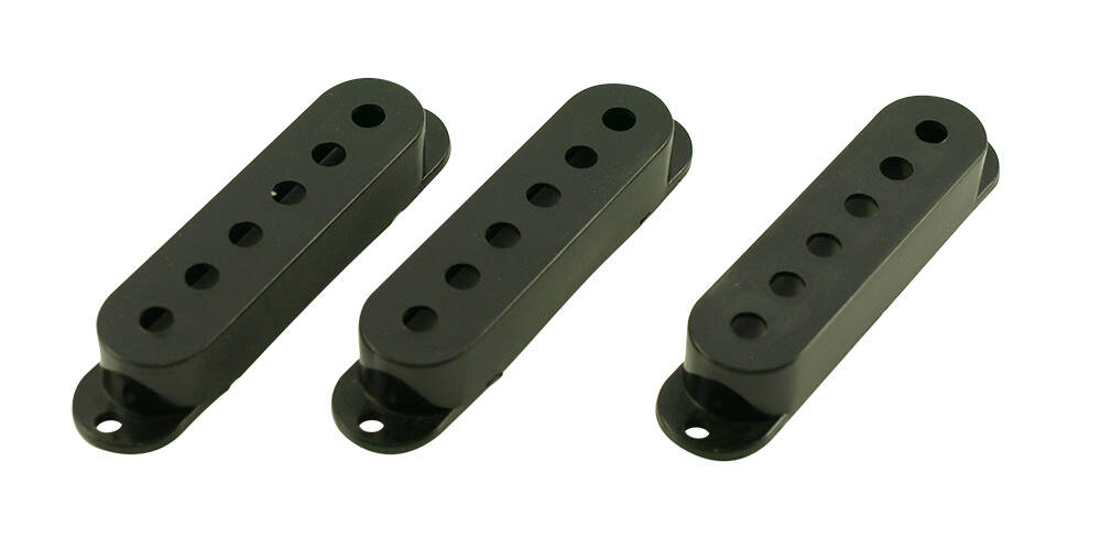 Single Coil Pickup Cover Set - Black
