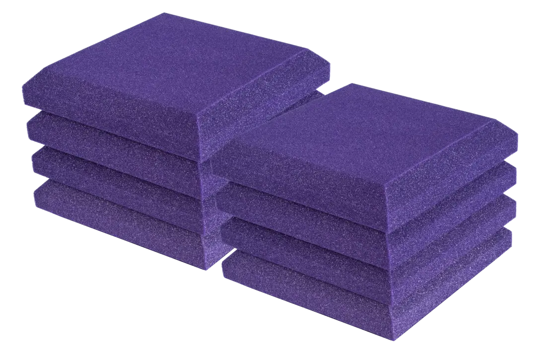 SonoFlat Panels (8) 2\'\' x 24\'\' x 24\'\' - Purple