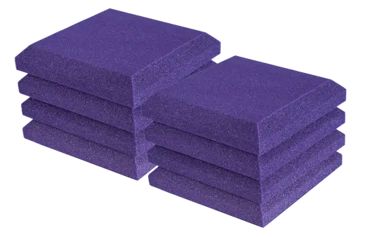 Auralex - SonoFlat Panels (8) 2 x 24 x 24 - Purple