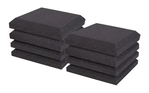 Auralex - SonoFlat Panels (8) 2 x 24 x 24 - Charcoal
