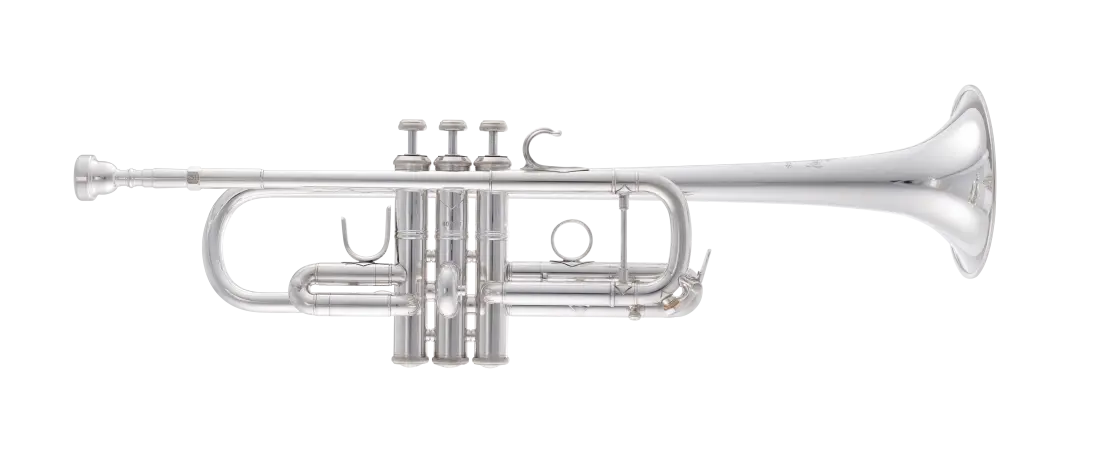 Stradivarius C Trumpet with Tapered Bore - Silver-Plated