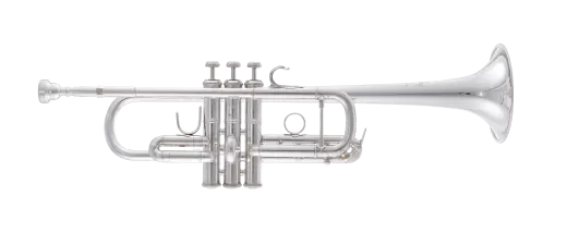 Bach - Stradivarius C Trumpet with Tapered Bore - Silver-Plated