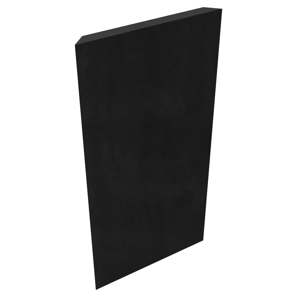 M224 ProPanel Corner Trap (1), Mitered Edge 2\'\' x 24\'\' x 48\'\' - SonoSuede Black