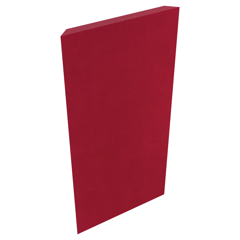 M224 ProPanel Corner Trap (1), Mitered Edge 2\'\' x 24\'\' x 48\'\' - SonoSuede Red