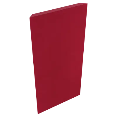 Auralex - M224 ProPanel Corner Trap (1), Mitered Edge 2 x 24 x 48 - SonoSuede Red