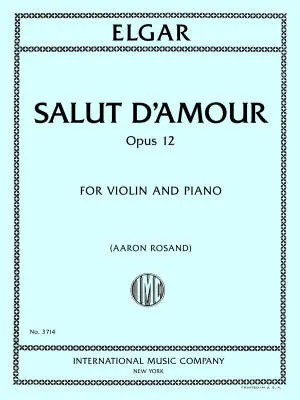 International Music Company - Salut dAmour, Op. 12 - Elgar - Violin/Piano - Sheet