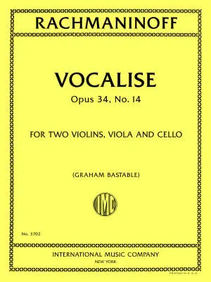 Vocalise, Op. 34, No. 14 - Rachmaninoff - String Quartet