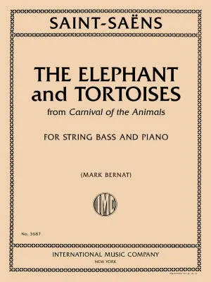 International Music Company - Elephants and Tortoises - Saint-Saens - String Bass/Piano - Sheet