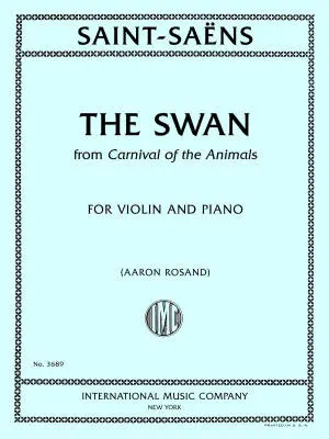 International Music Company - The Swan - Saint-Saens - Violin/Piano - Sheet