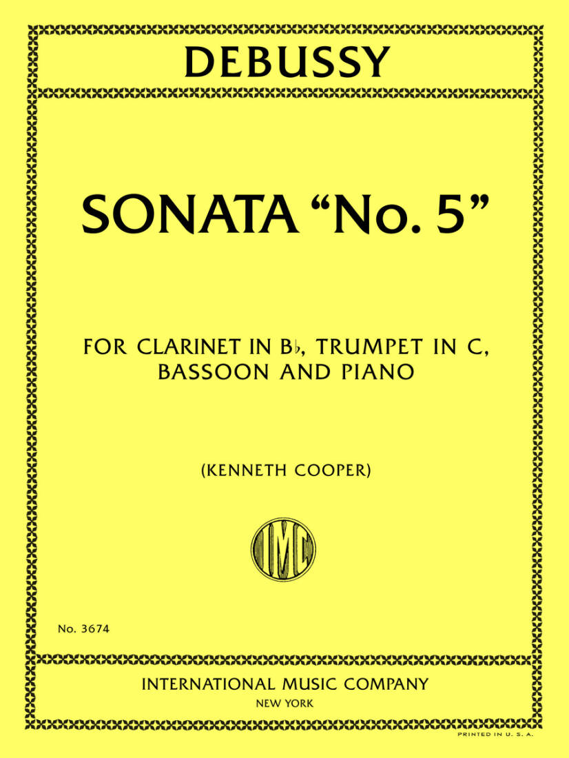 Sonata \'\'No. 5\'\' - Debussy - Piano Quartet