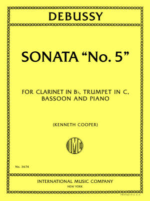 International Music Company - Sonata No. 5 - Debussy - Piano Quartet