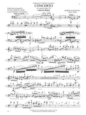 Concerto in A Minor, Op. 129 - Schumann - Cello Duet - Book