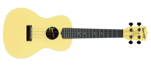 Kala - Starlight Yellow Glow-in-the-Dark Concert Recycled Waterman Ukulele