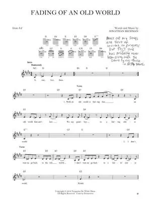 Jonathan Richman Songbook, Volume 2 - Guitar - Book
