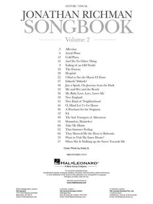 Jonathan Richman Songbook, Volume 2 - Guitar - Book