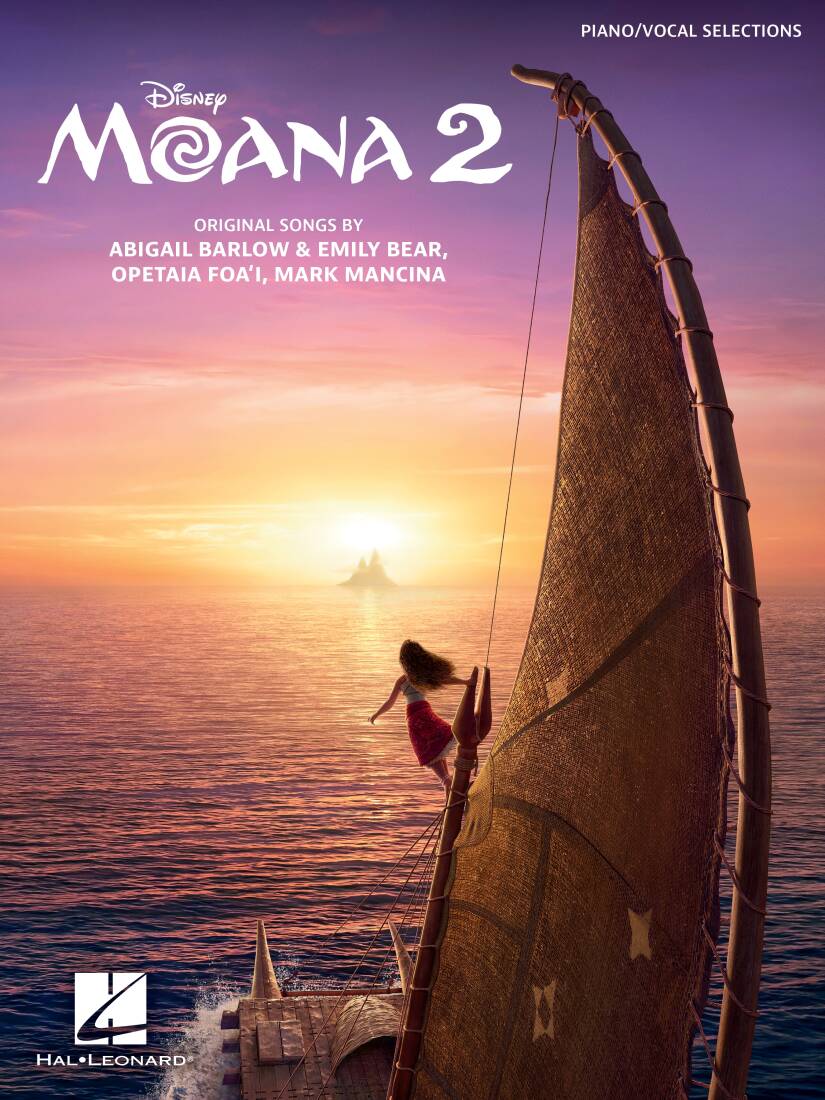 Moana 2 - Piano/Vocal/Guitar - Book