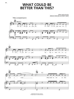 Moana 2 - Piano/Vocal/Guitar - Book