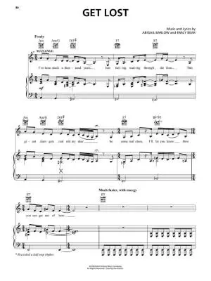 Moana 2 - Piano/Vocal/Guitar - Book