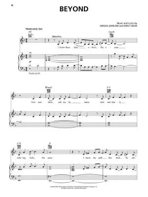 Moana 2 - Piano/Vocal/Guitar - Book