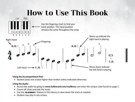 Christmas Songs for the Very Beginner - McCorriston - Piano - Book/Audio Online