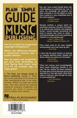The Plain & Simple Guide to Music Publishing, 5th Edition - Wixen