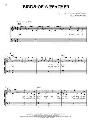 Billie Eilish: Hit Me Hard and Soft - Easy Piano - Book