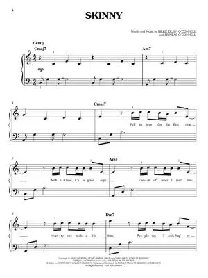 Billie Eilish: Hit Me Hard and Soft - Easy Piano - Book