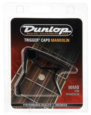Trigger Capo Mandolin Flat Black