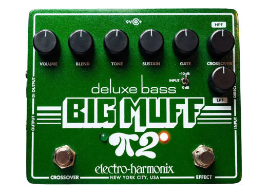 Electro-Harmonix Deluxe Bass Big Muff Pi 2 Dual Op-Amp Bass Fuzz Pedal