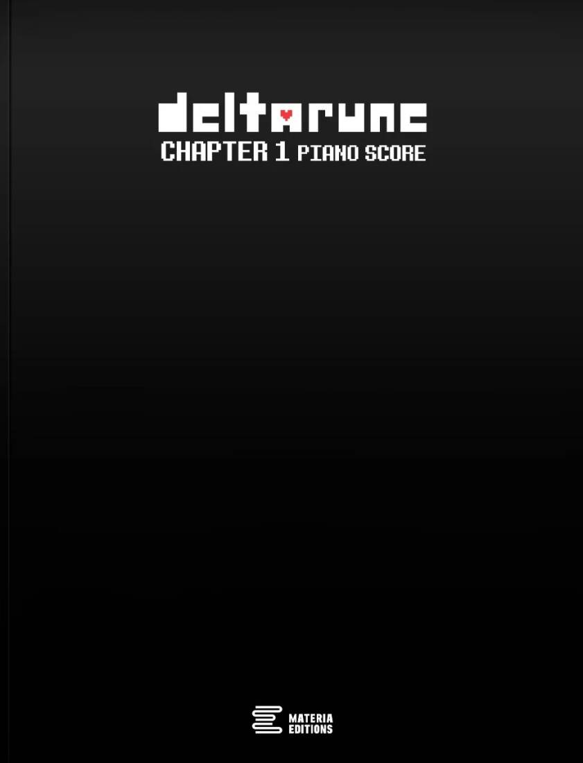 Deltarune Chapter 1 - Fox/Platt - Piano - Book