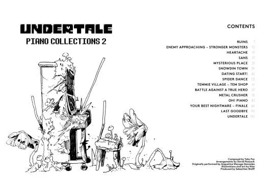 Undertale Piano Collections 2 - Fox - Piano - Book