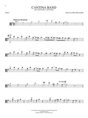 Star Wars: Music from All 9 Films - Williams - Viola - Book