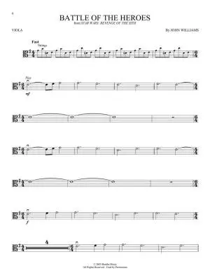 Star Wars: Music from All 9 Films - Williams - Viola - Book