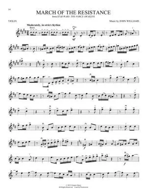 Star Wars: Music from All 9 Films - Williams - Violin - Book