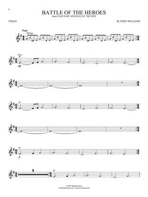 Star Wars: Music from All 9 Films - Williams - Violin - Book