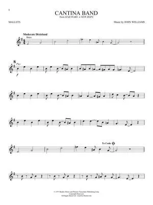 Star Wars: Music from All 9 Films - Williams - Mallet Percussion - Book