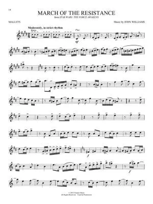 Star Wars: Music from All 9 Films - Williams - Mallet Percussion - Book