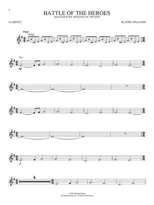 Star Wars: Music from All 9 Films - Williams - Clarinet - Book