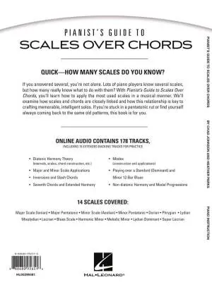Pianist\'s Guide to Scales Over Chords - Johnson/Parks - Book/Audio Online