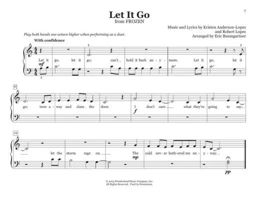 Teaching Little Fingers to Play Disney Hits - Baumgartner - Piano - Book
