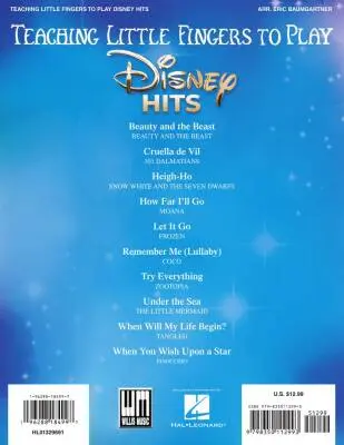Teaching Little Fingers to Play Disney Hits - Baumgartner - Piano - Book