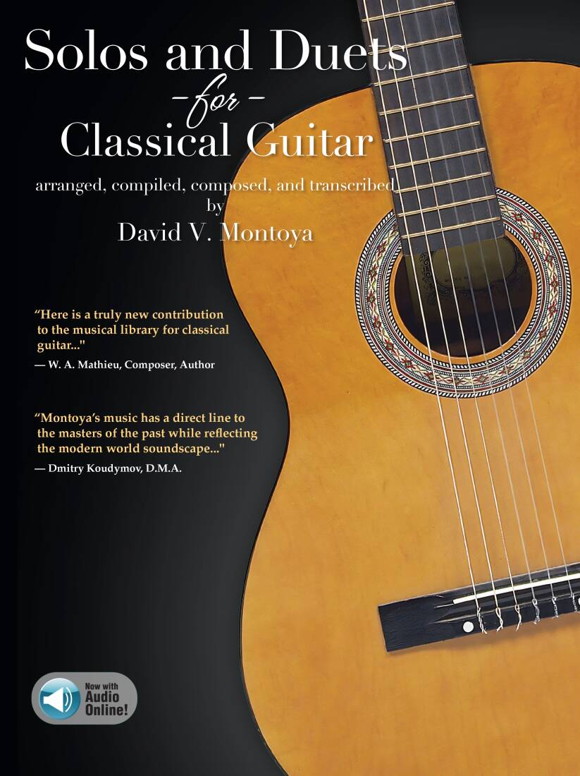 Solos and Duets for Classical Guitar - Montoya - Book/Audio Online