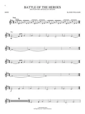 Star Wars: Music from All 8 Films - Williams - French Horn - Book