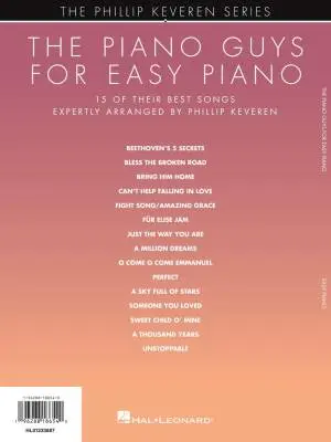 The Piano Guys for Easy Piano - Keveren - Book