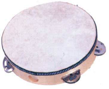 Mano Percussion - Tambourine 6 Jingles with Head