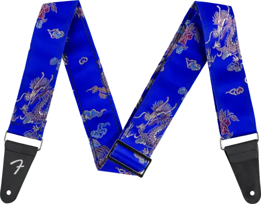 Fender - Satin Dragon Guitar Strap - Royal Blue