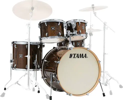 Superstar Classic 5-Piece Shell Pack (22,10,12,16,SD) - Gloss Java Lacebark Pine