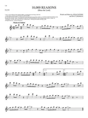 101 Worship Songs - Flute - Book