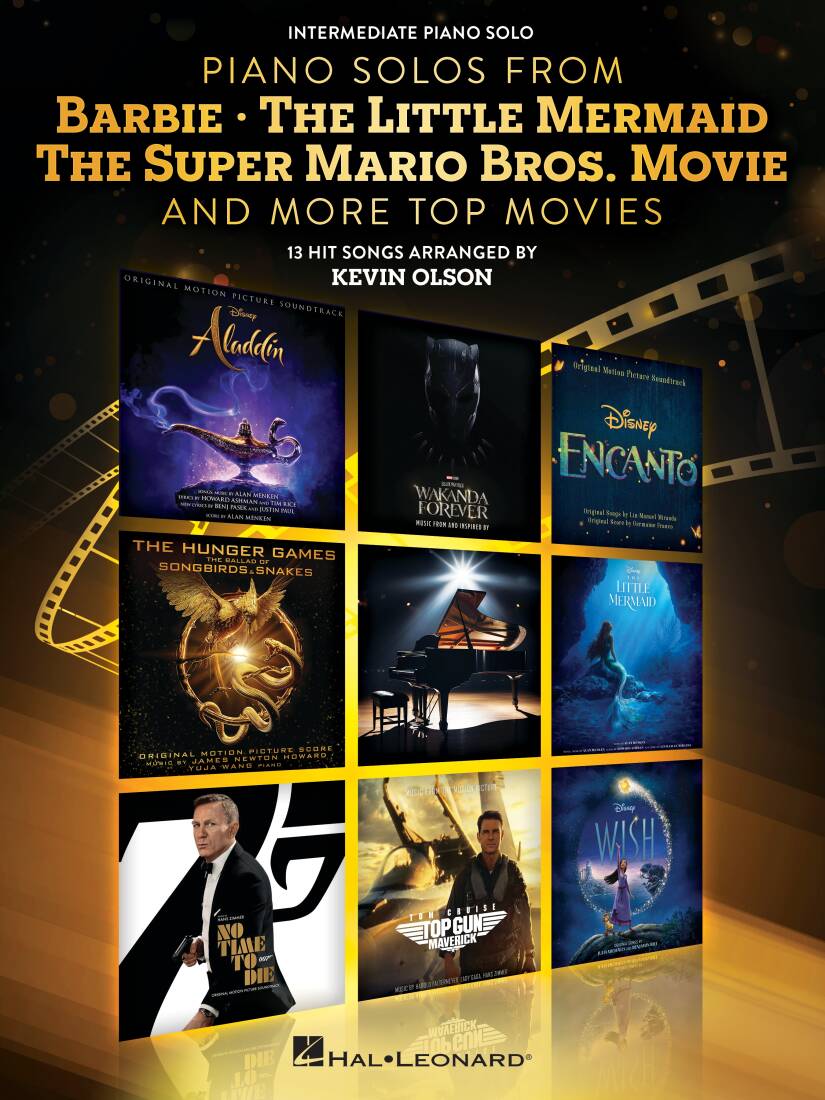 Piano Solos from Barbie, The Little Mermaid, The Super Mario Bros. Movie - Book